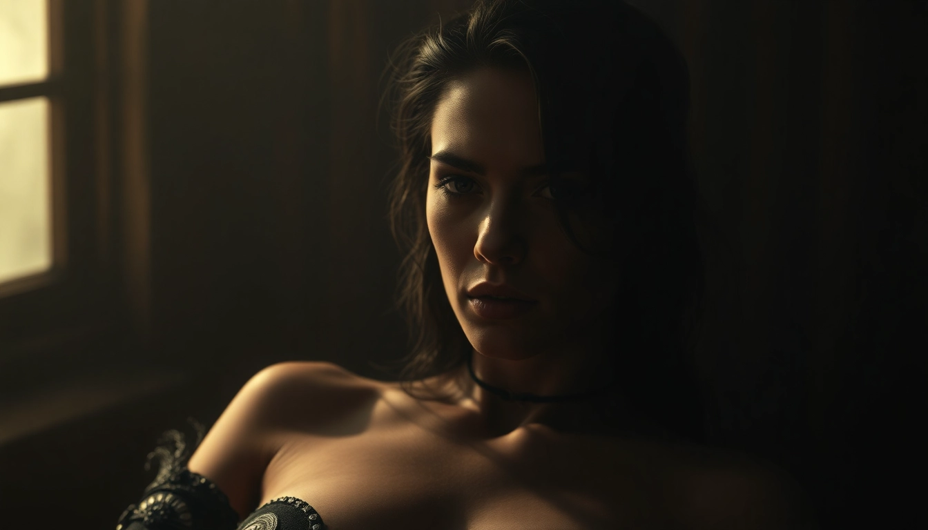 Close-up of a hyperrealistic subject created by a top nsfw ai generator, showcasing detailed anatomy and expressive features for immersive visuals.
