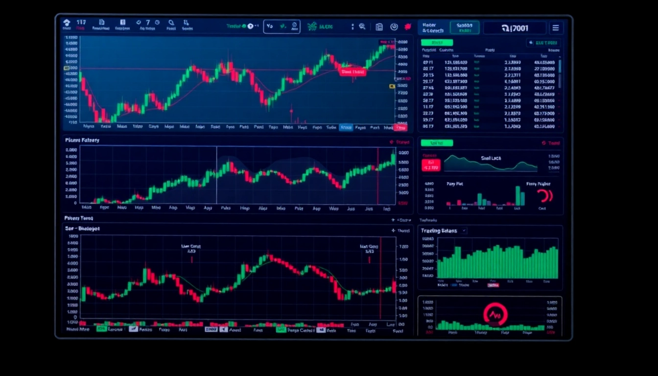 Trading view chart displaying real-time financial data and technical indicators for traders and